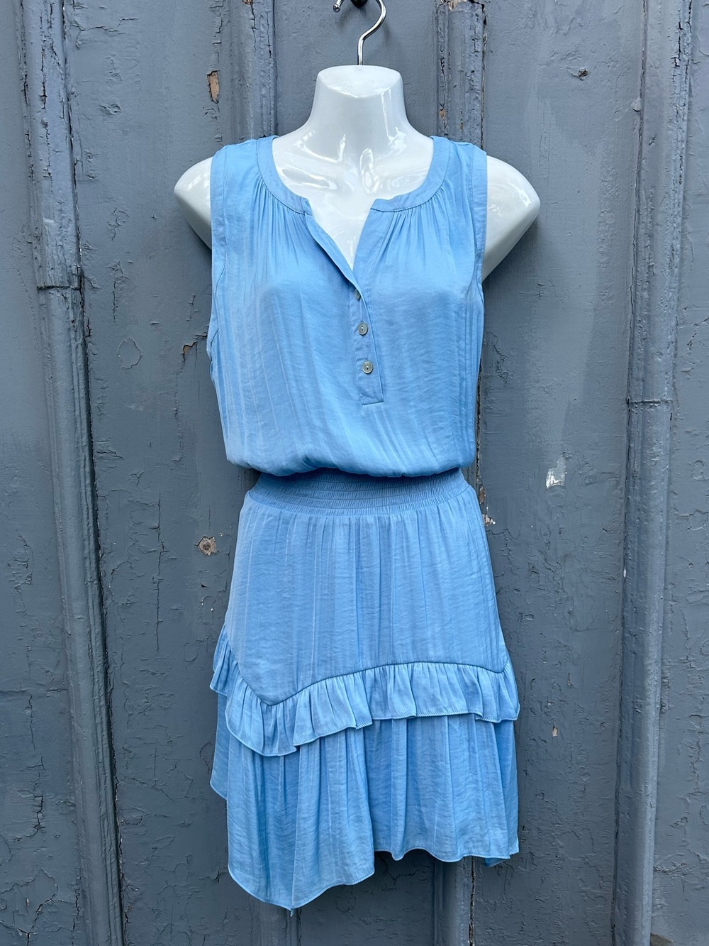 Scout Los Angeles Blue Naomi Mini Dress, BNWT, size M